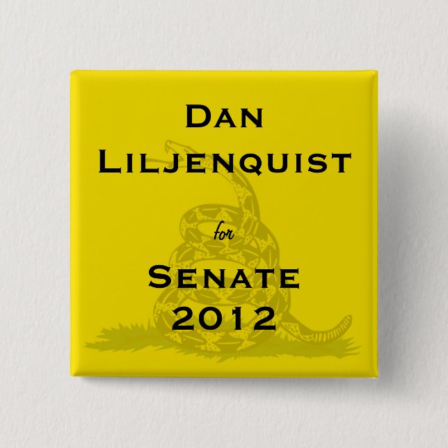 Dan Liljenquist für Senats-Teeparty-Knopf Button (Vorderseite)