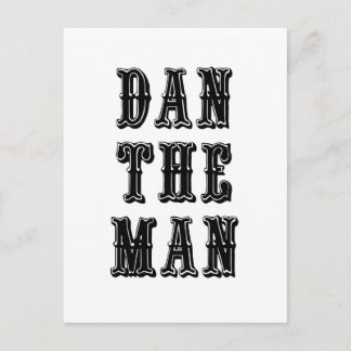 Dan the Man Postkarte