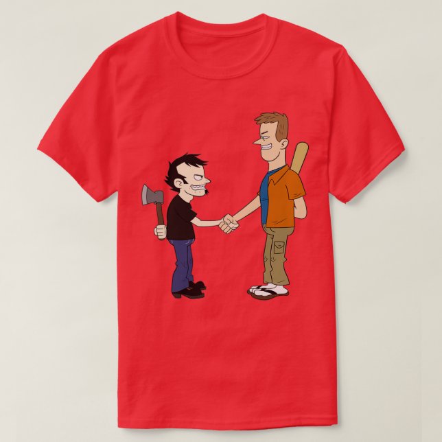 Dan vs Chris T-Shirt (Design vorne)