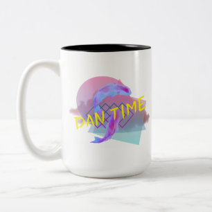 Dan-Zeit-Tasse Zweifarbige Tasse