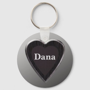 Dana Heart Keychain von 369MyName Schlüsselanhänger