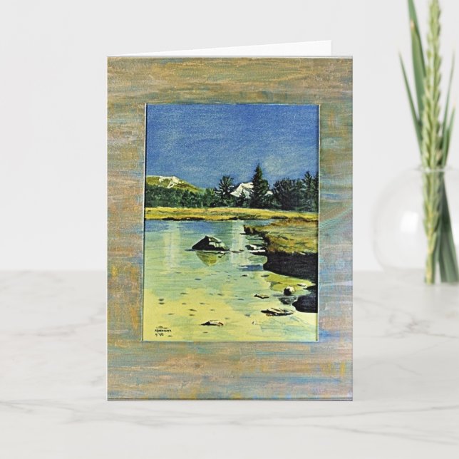 Dana Meadows, Yosemite-Nationalpark Feiertagskarte (Vorderseite)