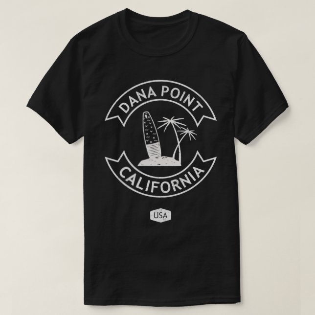 Dana Point California Surf T-Shirt (Design vorne)
