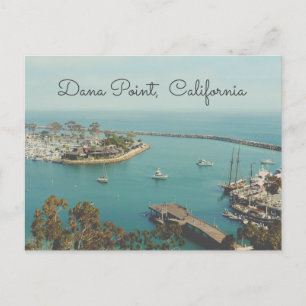 Dana Point Kalifornien Retro-Stil Postkarte