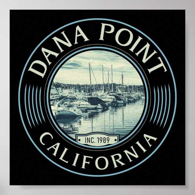 DANA POINT ORANGE KALIFORNIA - DANA POINT HARBOR POSTER (Vorne)