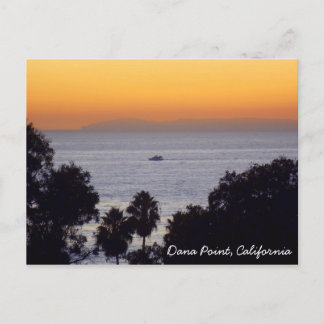 Dana Point Sunset Postcard Postkarte