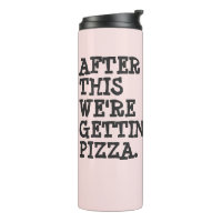 Danach holen wir uns Pizza | Wasserflasche