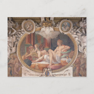 Danae erhält die Dusche von Gold Postkarte