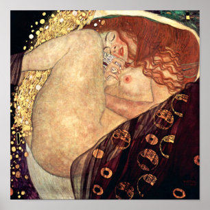 Danae Gustav Klimt Poster