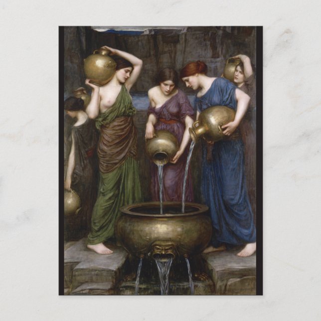 Danaides John William Waterhouse Postkarte (Vorderseite)