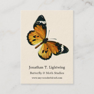 Danaus chrysippus - Schlichter Tiger oder afrikani Visitenkarte
