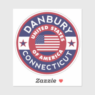 DANBURY, Connecticut Aufkleber