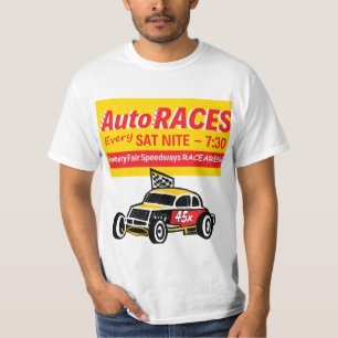 Danbury Fair Racearena Autorennen Rechnung 1SeiteC T-Shirt