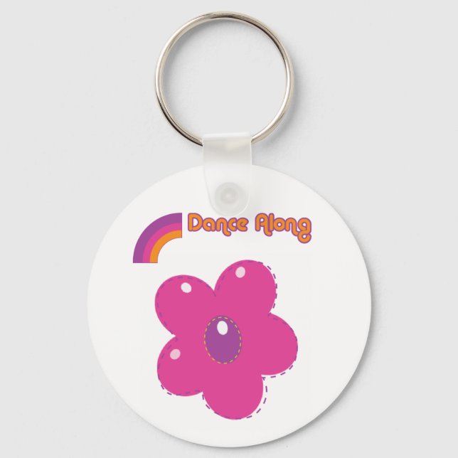 dancalong_key_chain_Blume Schlüsselanhänger (Vorderseite)