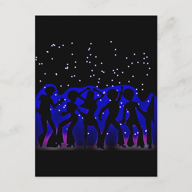 Dance2Disco Postkarte (Vorderseite)