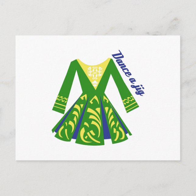 Dance a Jig Postkarte (Vorderseite)