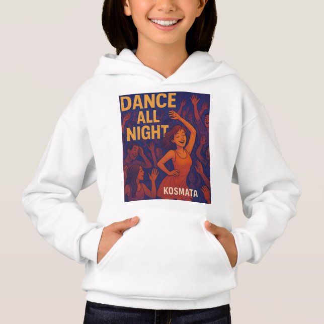 Dance All Night - Hoodie Mädchen (Vorderseite)
