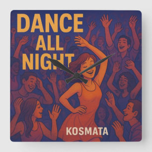 Dance All Night - Wanduhr