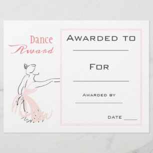 Dance Award Girl Ballett rosa Tänzer