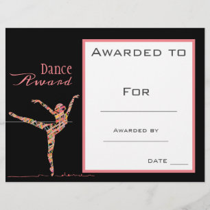 Dance Award Girl Ballett rosa Tänzer