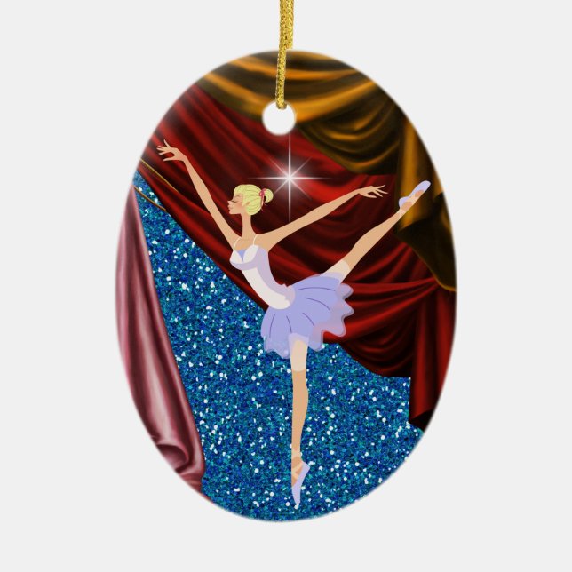 Dance Ballerina - SRF Keramik Ornament (Vorne)