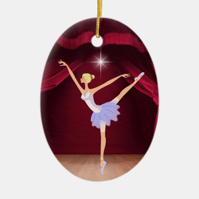 Dance Ballerina - SRF Keramik Ornament (Vorne)