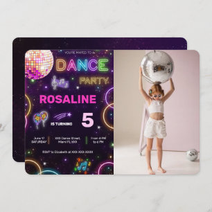 Dance Birthday Foto Einladung