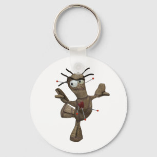 Dance Brown Voodoo Doll Key Ring Schlüsselanhänger