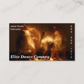 Dance Business Card Visitenkarte