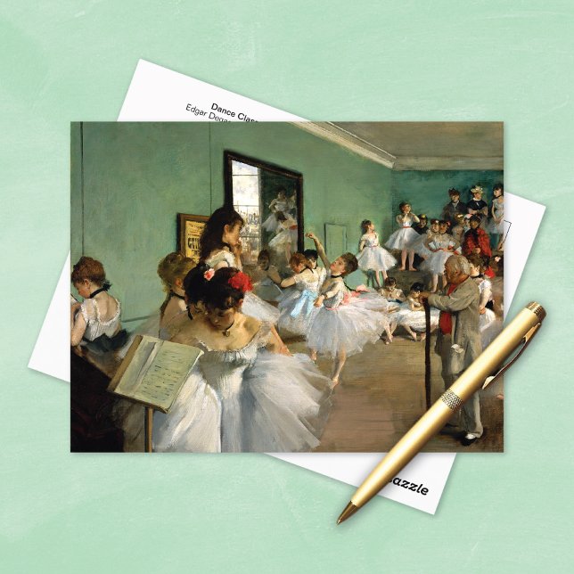 Dance Class Ballerinas Edgar Degas Postkarte (Von Creator hochgeladen)