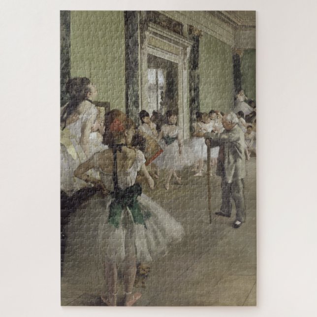 Dance Class Ballet - Edgar Degas Malerei Puzzle (Vertikal)