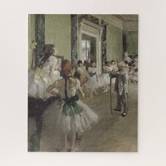 Dance Class Ballet - Edgar Degas Painting Puzzle (Vertikal)