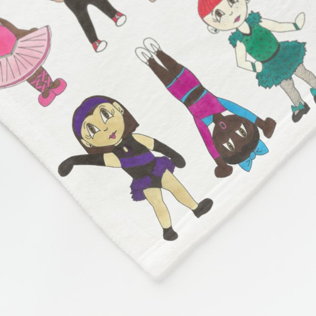 Dance Class Ballet Stich Jazz Hip Hop Lyrical Acro Fleecedecke (Ecke)