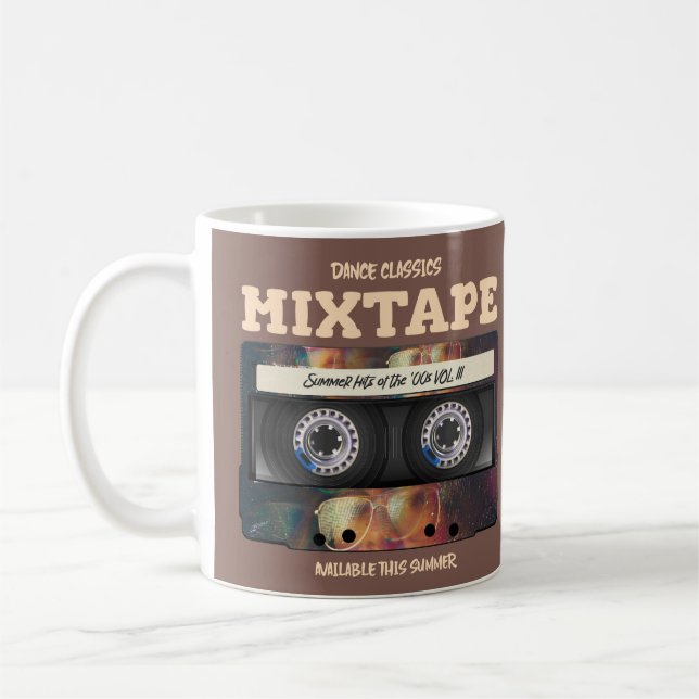 Dance Classics Mixtape Sommerhits der 2000er Kaffeetasse (Links)