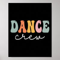 Dance Crew Retro Groovy Vintag Happy Erster Tag