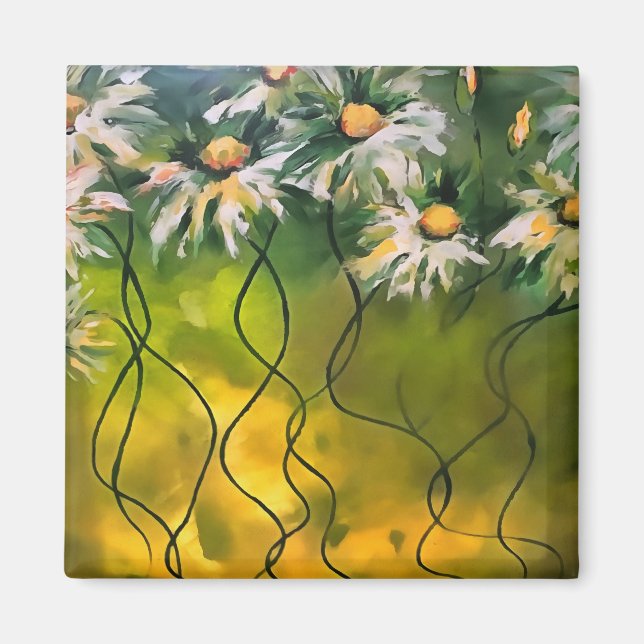 Dance Daisy Dance Surrealistische Art Magnet (Vorne)