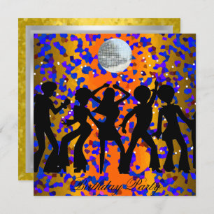 Dance Disco Geburtstagsparty Einladung