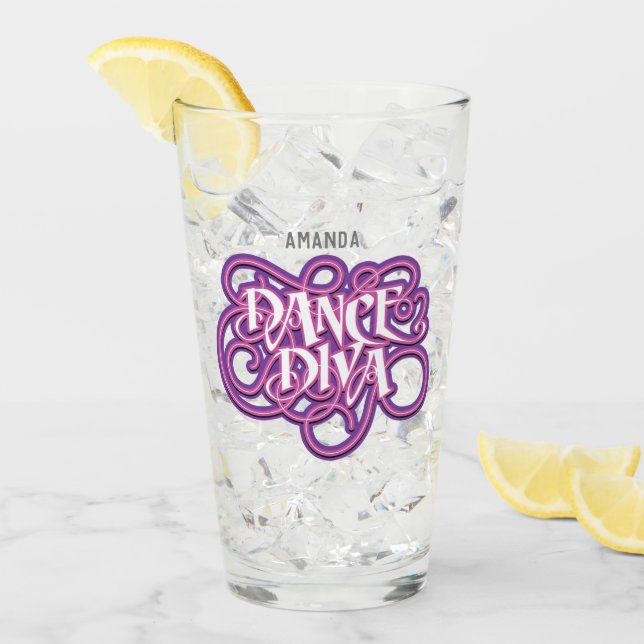 Dance Diva Glas (Vorderseite Ice)