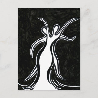 Dance Duo Postkarte