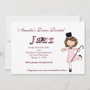 Dance-Erwägung Einladung