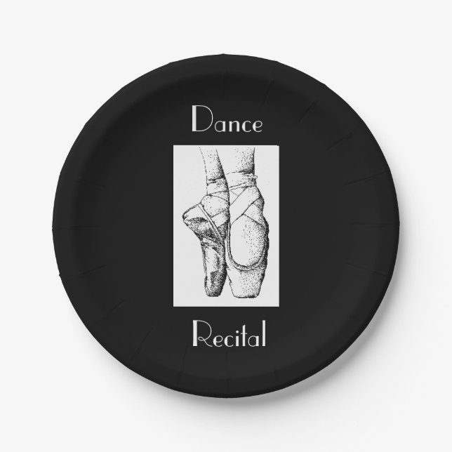 Dance Erwägungsgrund Paper Teller (Vorderseite)