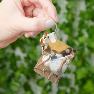 Dance Examination by Edgar Degas, Vintage Ballet Schlüsselanhänger