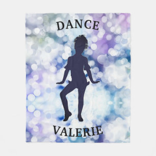 Dance Fleece Blanket mit ihrem Namen