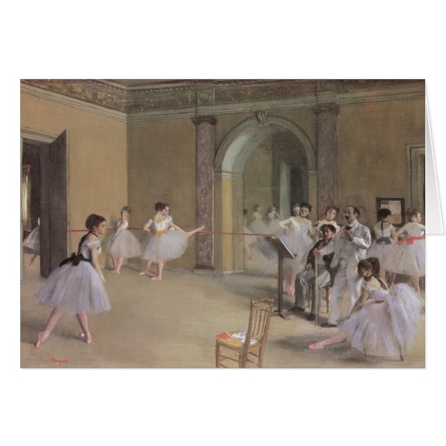 Dance Foyer an der Oper von Edgar Degas (Vorderseite (Horizontal))