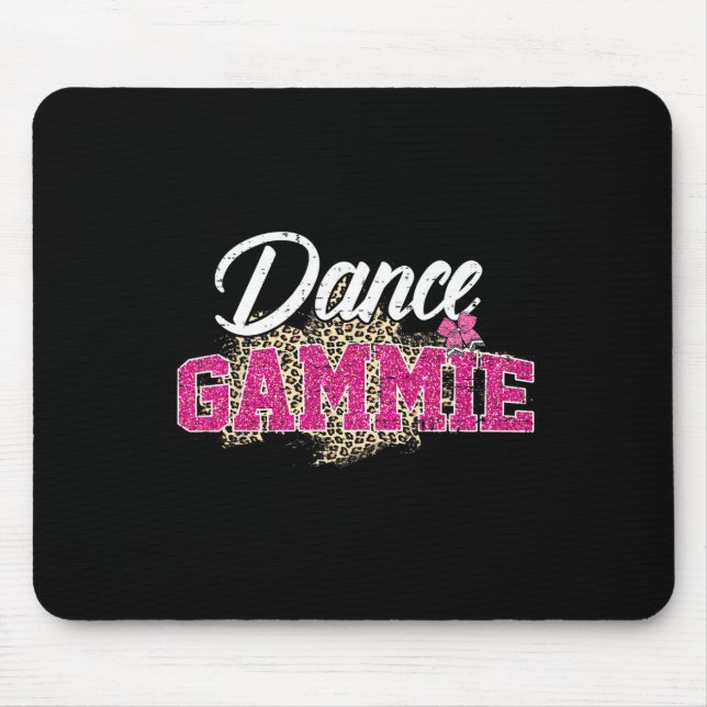 Dance Gammie Leopard Funny Dancing Gammie Mutter Mousepad (Vorne)