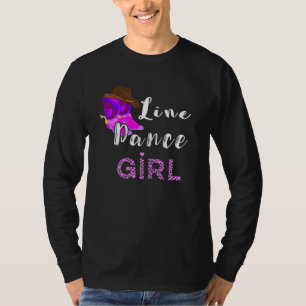 Dance Girl Line Dancing Western Countdown T-Shirt