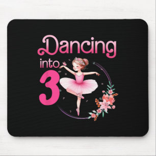 Dance In 3 Ballerina 3. Geburtstag Party Ballett Mousepad