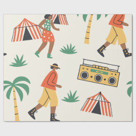 Dance in summer geschenkpapier