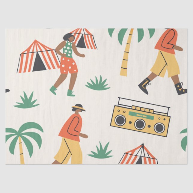 Dance in summer seidenpapier (Vorderseite)