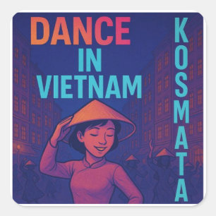 Dance in Vietnam - Aufkleber